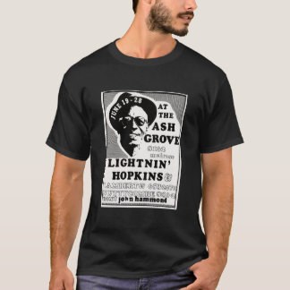 Lightnin Hopkins, legendäre amerikanische Blues T-Shirt