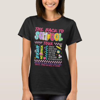 Lightning Bolt Abcd Zurück zur Schule Tour Bruh We T-Shirt