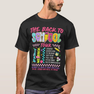Lightning Bolt Abcd Zurück zur Schule Tour Bruh We T-Shirt