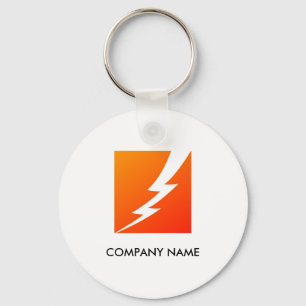 Lightning Bolt Customizable Keychain Schlüsselanhänger