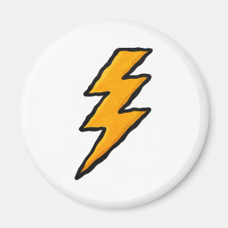 Lightning bolt magnet