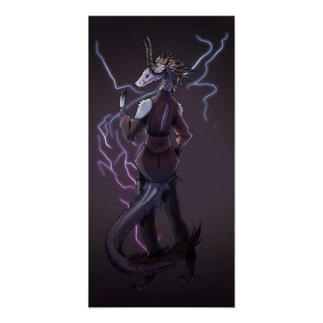 Lightning Dragon, licht draak Poster (Vorderseite)