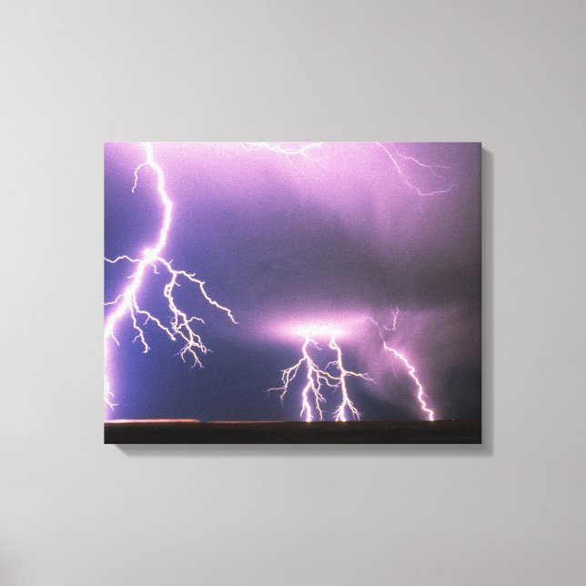 Lightning. Leinwanddruck (Vorderseite)