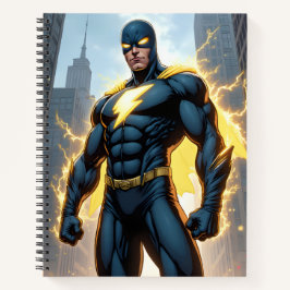 Lightning Man Superhero Notizbuch