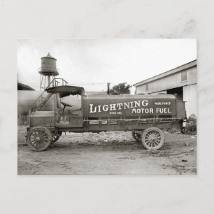 Lightning Motor Fuel Truck, 1920 Postkarte