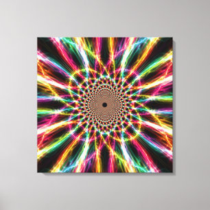 Lightning Rainbow Canvas Print Leinwanddruck