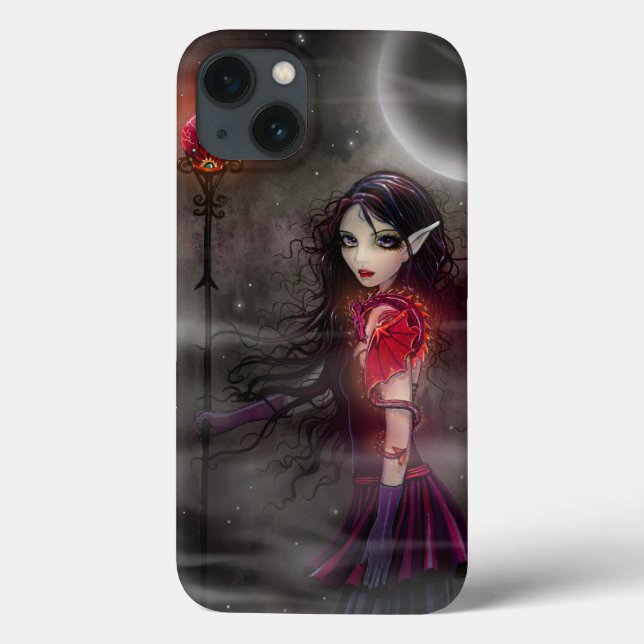 Lightning Stone Fantasy Dragon and Fairy Art Case-Mate iPhone Hülle (Rückseite)