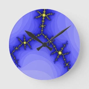 Lightning Strike Wall Clock Runde Wanduhr