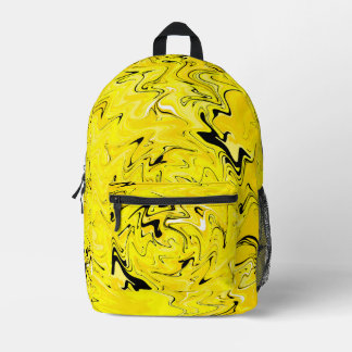 Lightning Swirl Art Bedruckter Rucksack