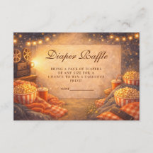 Lights Camera Baby Shower Diapper Raffle