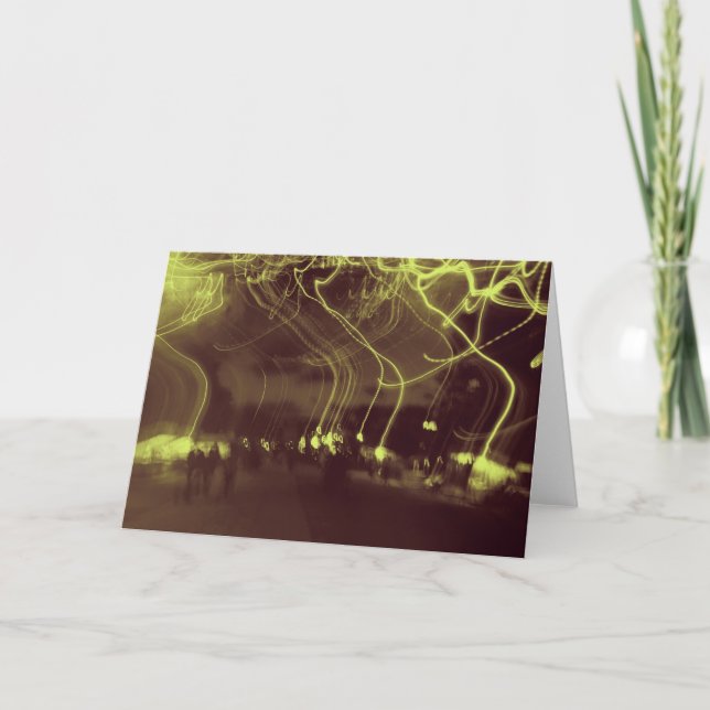 "Lights Go Walking" - Karte (Vorderseite)