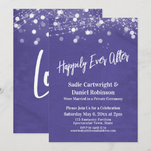 Lights Grunge glücklich immer nach dem Empfang Lil Einladung