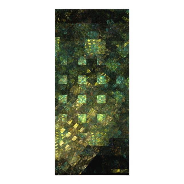 Lights in the City Abstrakt Art Rack Card Werbekarte (Vorne)