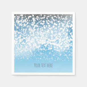 Lights Romantisches Winterwunder-Menü Serviette