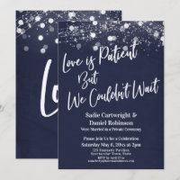 Lights Textured Liebe ist Patient Navy Empfang