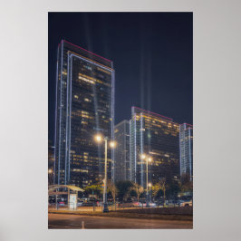 Lights von San Francisco Poster