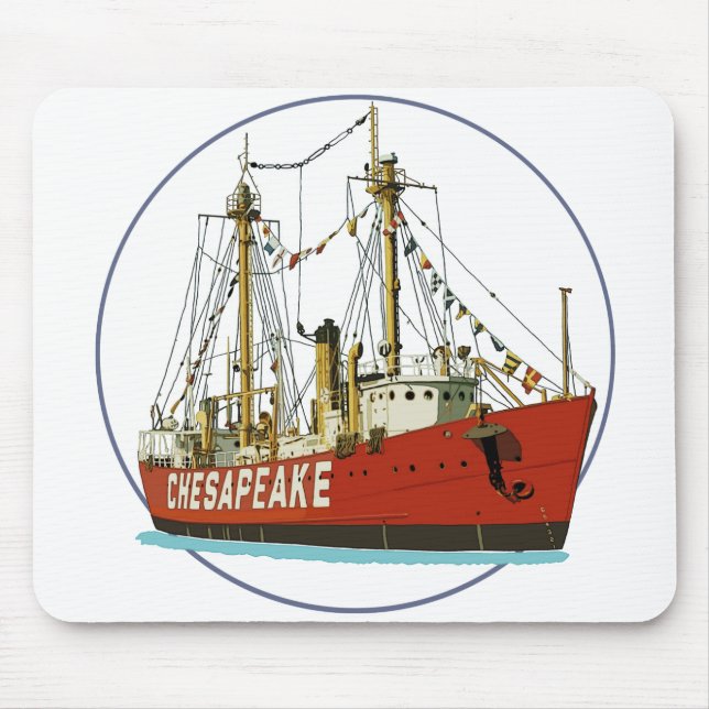Lightship Chesapeake Mousepad (Vorne)