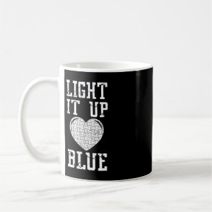 Lighup Blue Shirt Autismus Bewusstsein Puzzle Pie Kaffeetasse