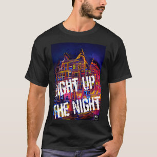 Lighup of Night 2 - Vivider farbenfroher T - Shirt