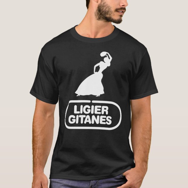 Ligier Gitanes F1 team logo 1975-1980 &x27;Gypsy d T-Shirt (Vorderseite)