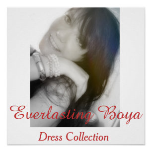 Ligne affiche de robe