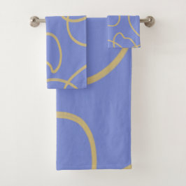 Ligne Art : Or sur bleu