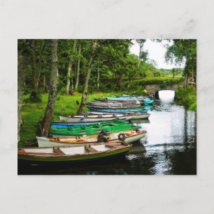 Ligne Bateaux, Killarney, Carte postale Irlande