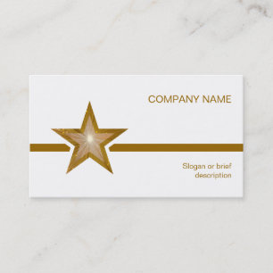 Ligne blanc d'or d'étoile d'or de modèle de carte