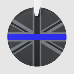 Ligne Bleue Clair et Élégante Union Jack