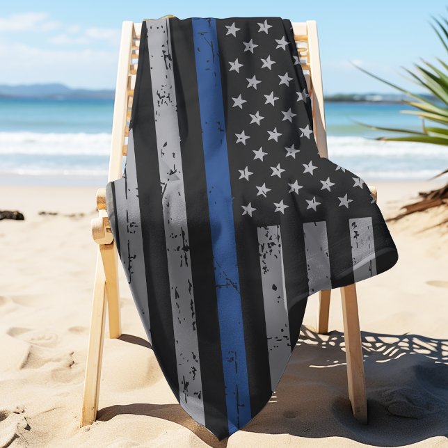 Ligne Bleue Mince - Policier - Chien de police K9 (Créateur téléchargé)