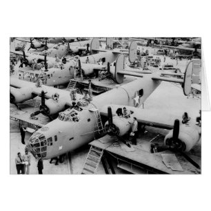 Ligne d'assemblage de bombardiers B-24, 1943
