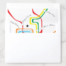 Ligne d'enveloppe de la carte métropolitaine de Wa