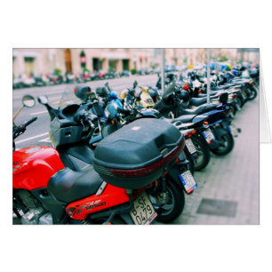 Ligne des motards - Carte intérieure blanche de Ba