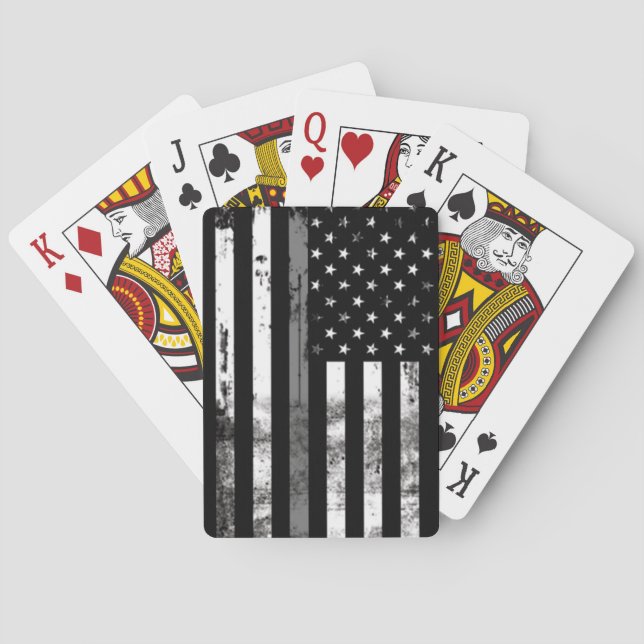 Ligne grise cartes de jeu correctionnelles de (dos)