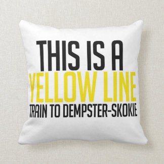 Ligne jaune coussin de CTA