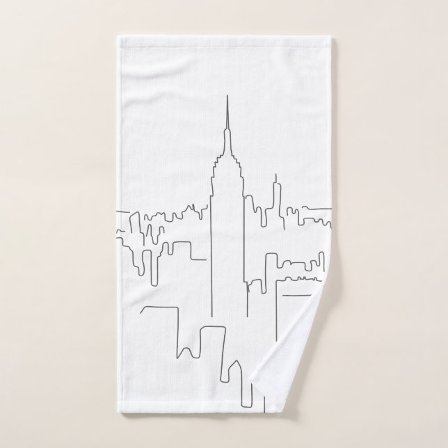 Ligne minimale de New York (Serviette à main)
