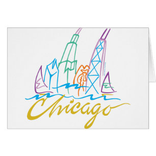 Ligne Skyline de Chicago Windy City