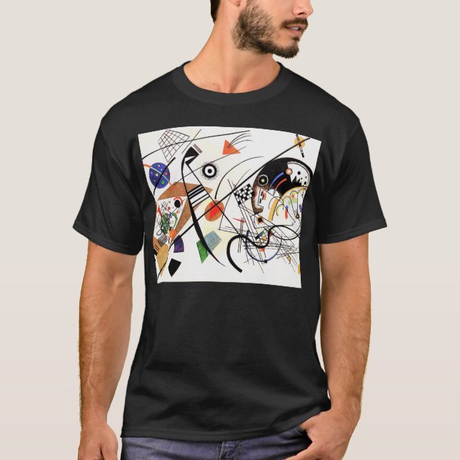 Ligne T-shirt de Kandinsky Tranverse (Devant)