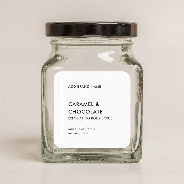 Ligne verticale Ajouter votre marque Étiquette de  (Créateur téléchargé)