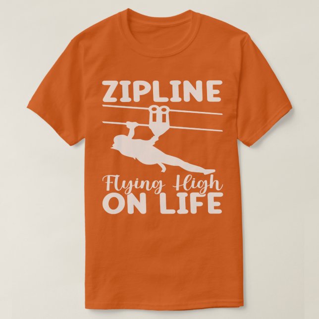 ligne zip volant haut sur la vie TShirt (Design devant)