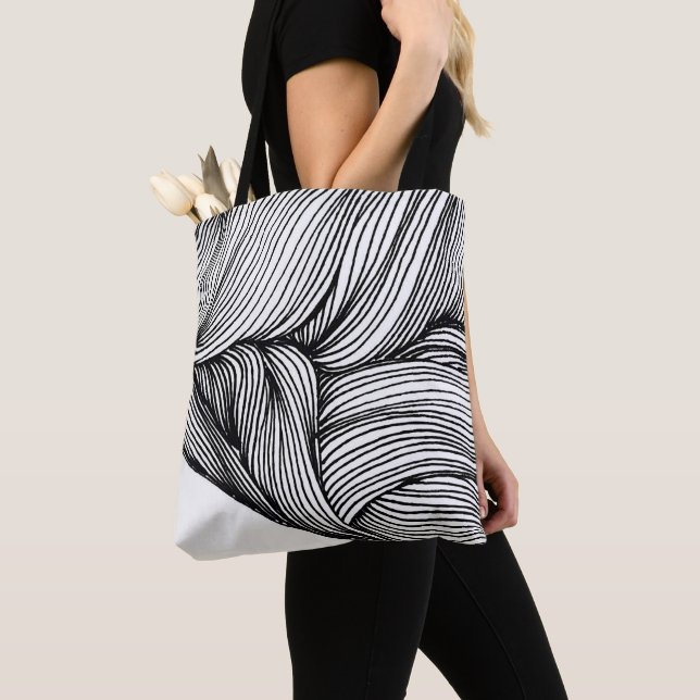 Lignes abstraites sur votre sac (De près)