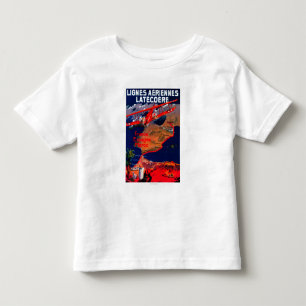 Lignes Aeriennes Latecoere Vintages Plakat Kleinkind T-shirt