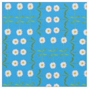 Lignes chic de marguerites sur le tissu personnali