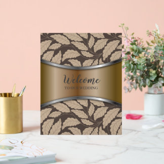 Lignes courbes Branches Feuilles Noir G620