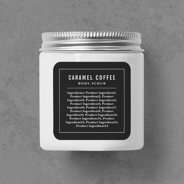 Lignes de bordure blanches Étiquette des éléments  (Créateur téléchargé)