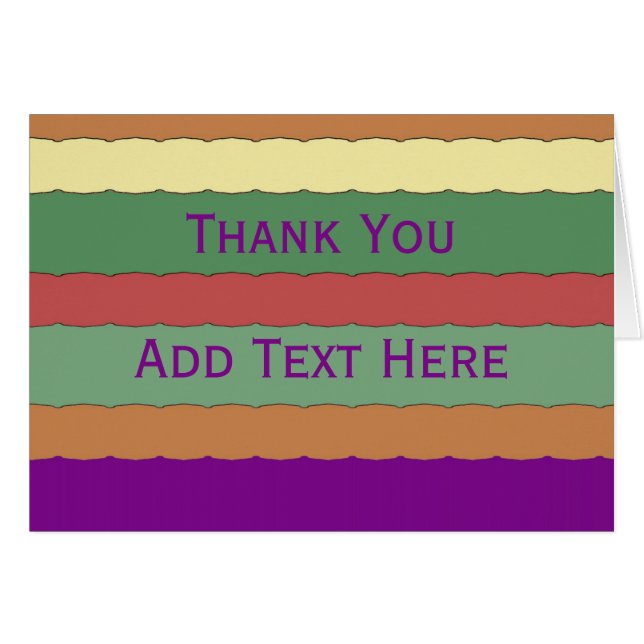 Lignes de couleur abstraites, modifier le texte (Devant horizontal)