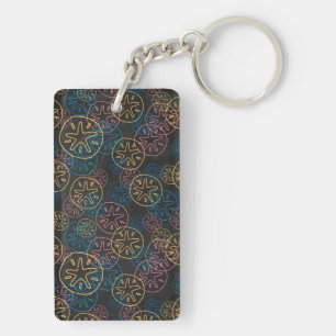 Lignes de Dollar de Sable Rouge Jaune Bleu