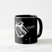 Lignes de musique - Mug guitare