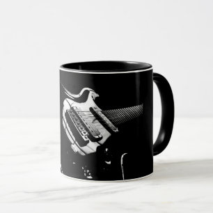 Lignes de musique - Mug guitare