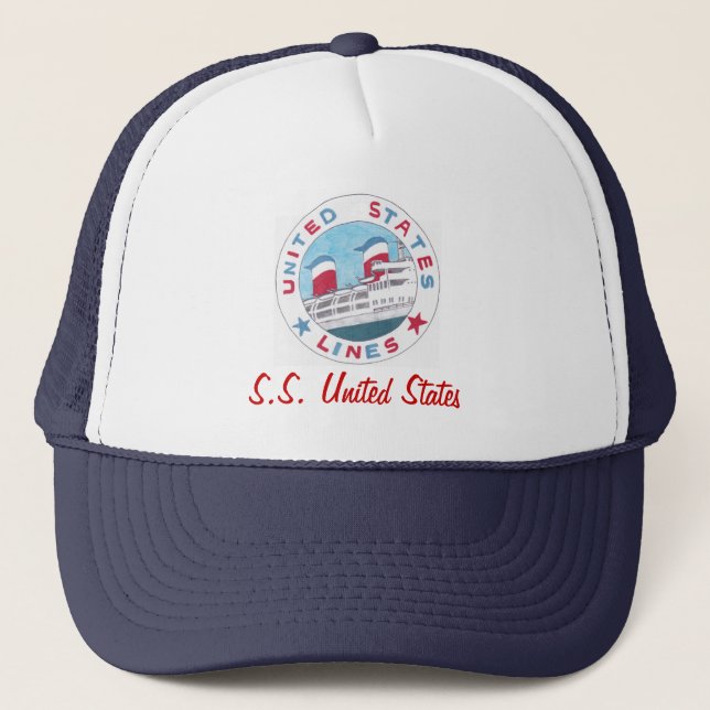 Lignes des Etats-Unis - casquette de S.S. (Devant)